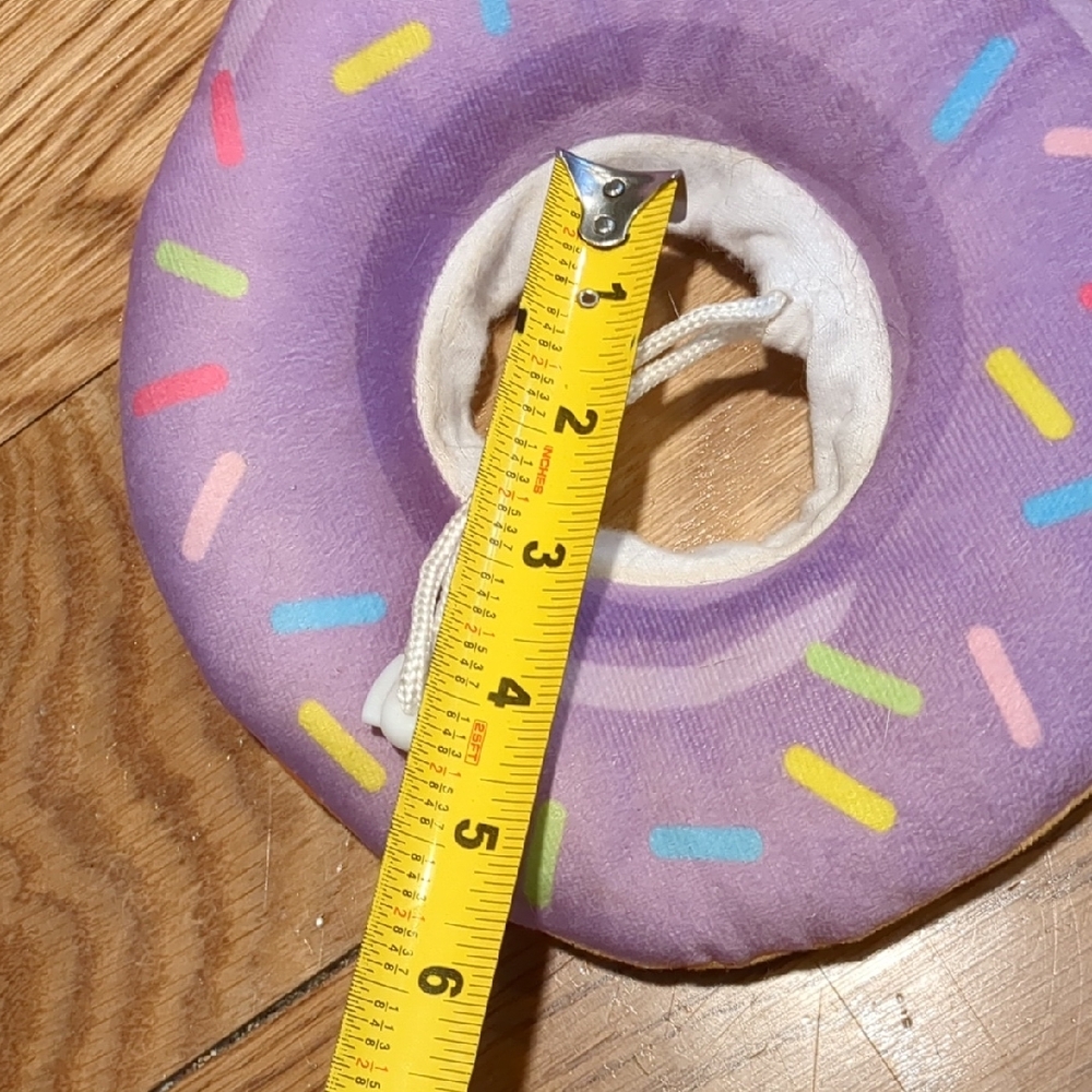 Cat Cone Pillow - Donut - Purple - Sz M - Picture 5 of 9
